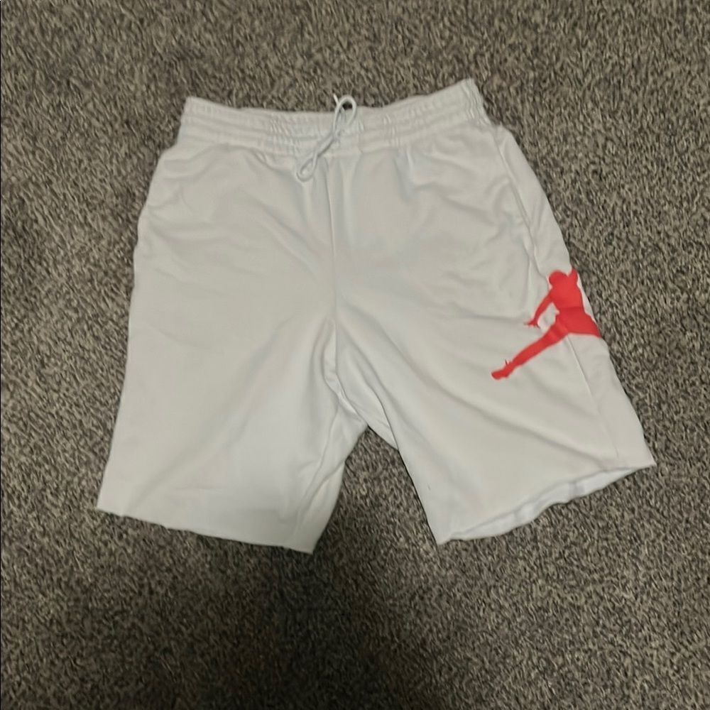 Men's White jordan shorts